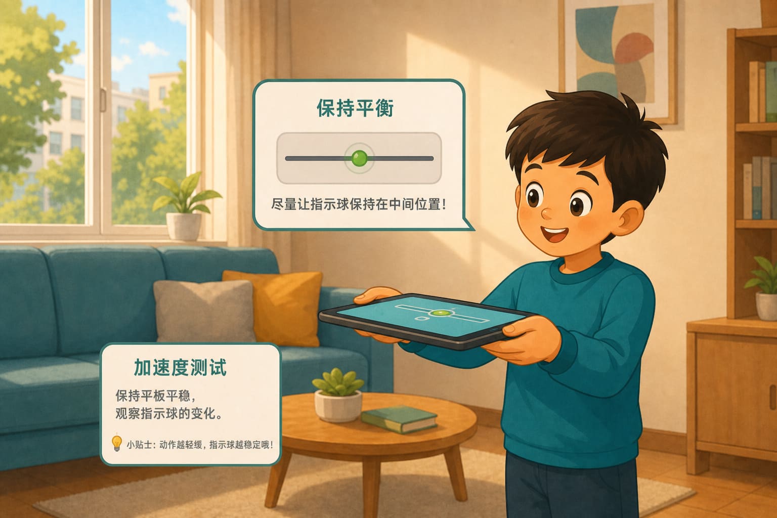 任务场景：加速度测试