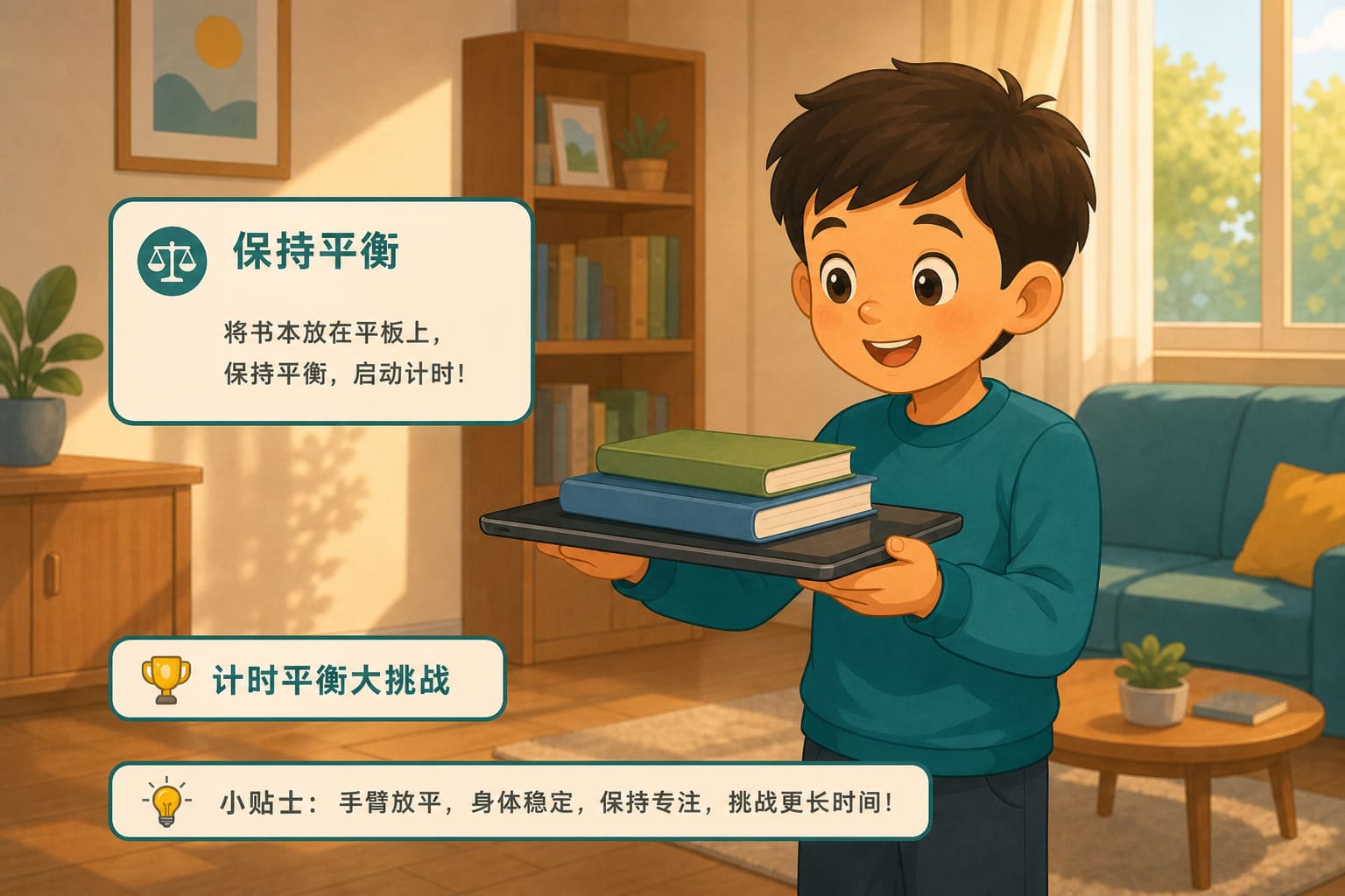 任务场景：计时平衡大挑战