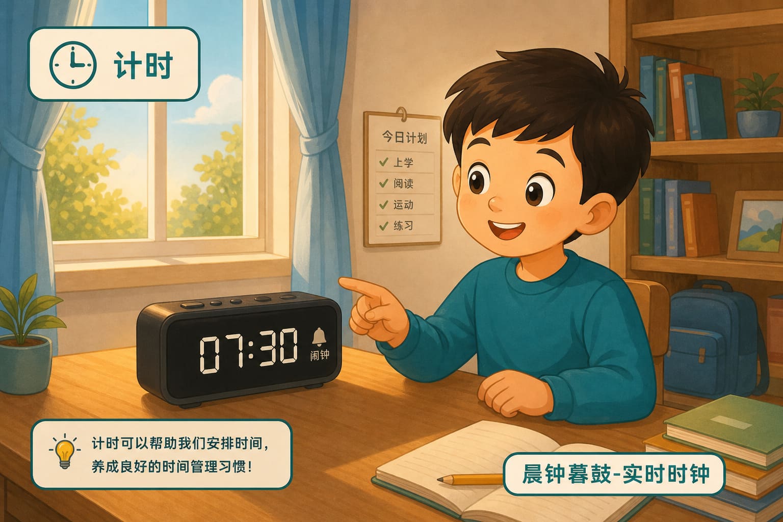 任务场景：晨钟暮鼓-实时时钟