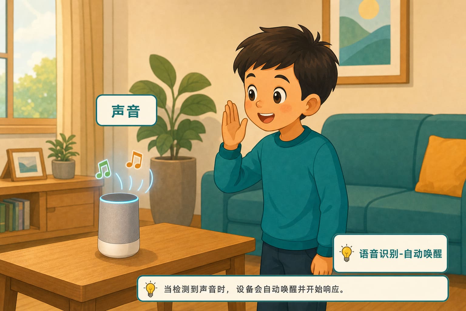 任务场景：语音识别-自动唤醒
