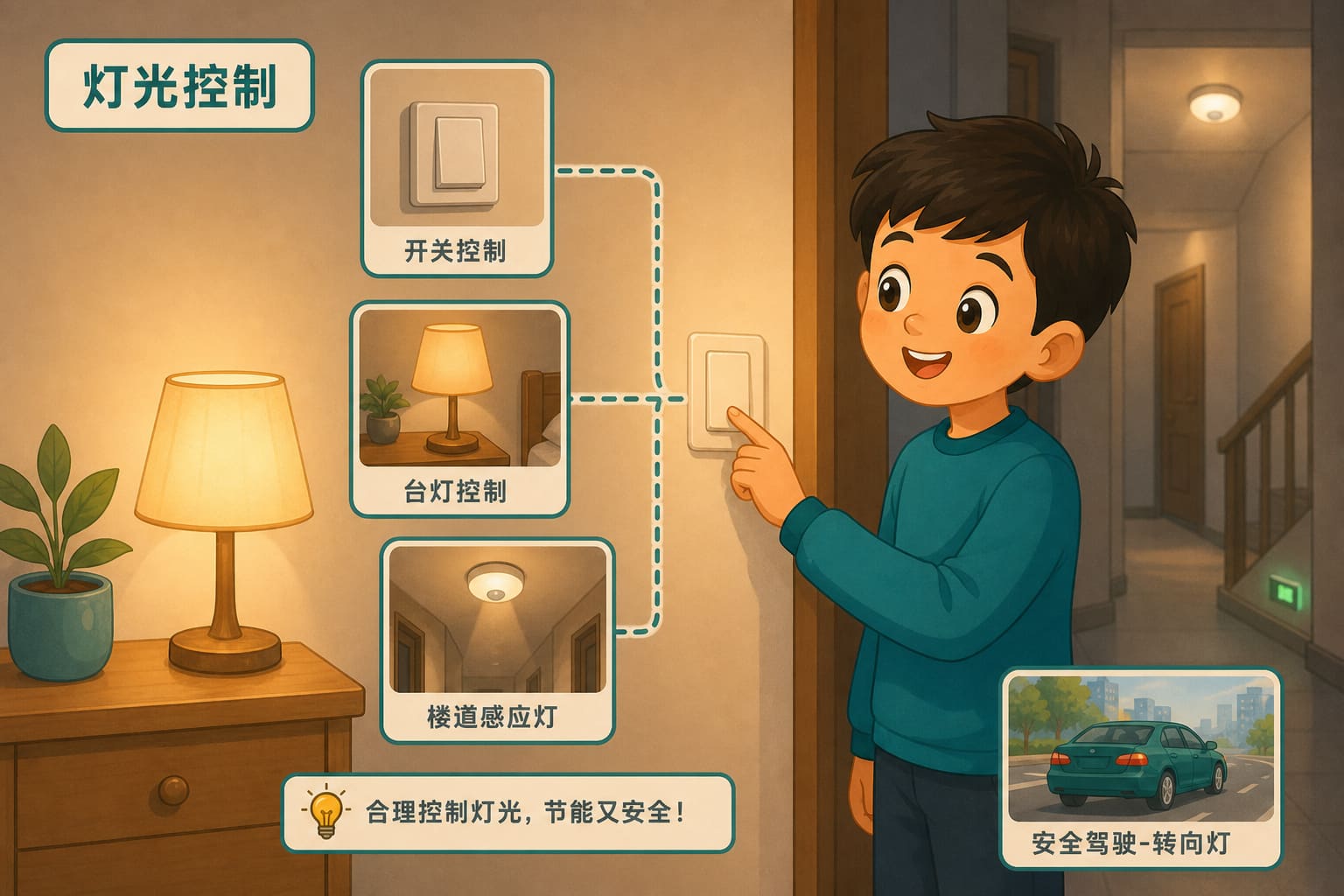 任务场景：安全驾驶-转向灯