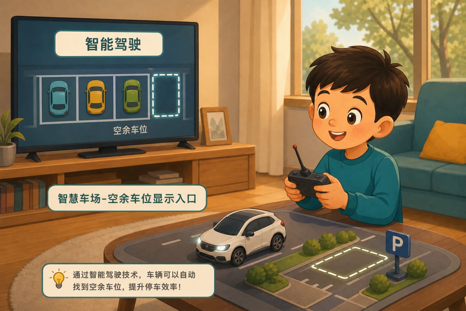 任务场景：智慧车场-空余车位显示入口