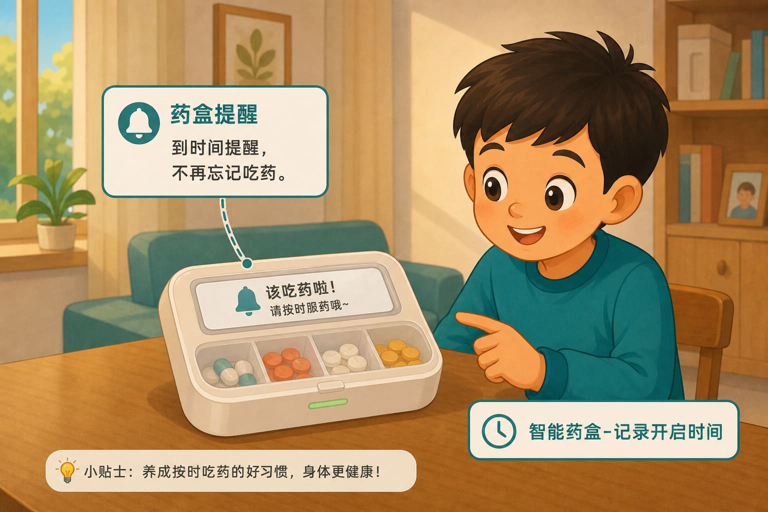 任务场景：智能药盒-记录开启时间