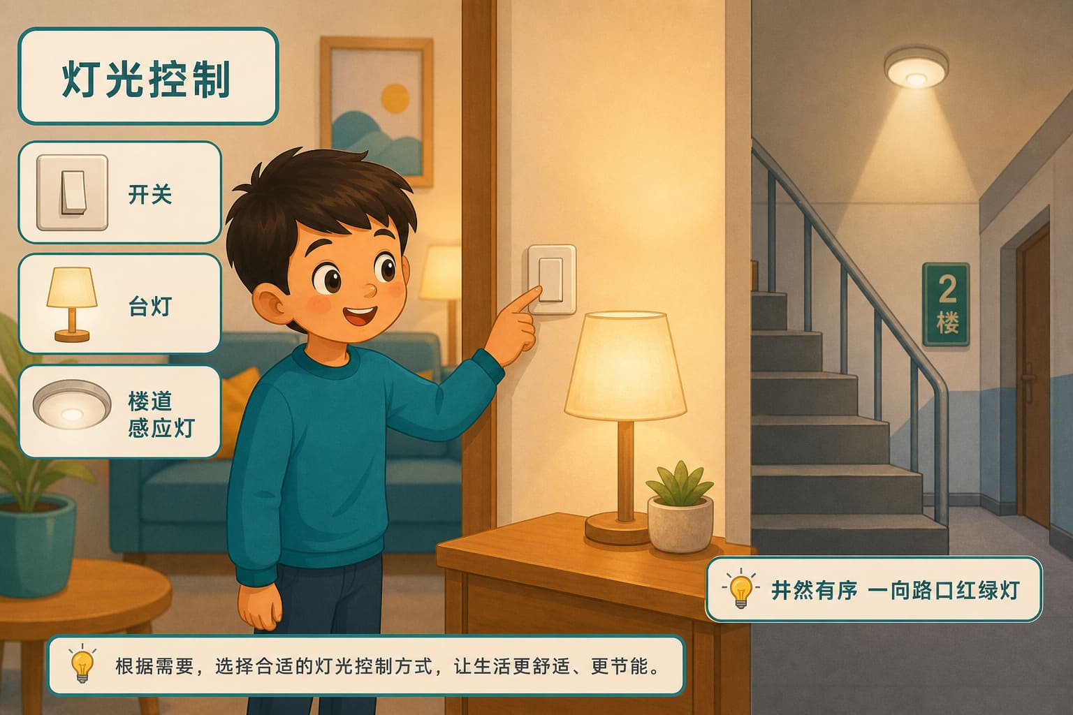 任务场景：外接彩灯-外接红绿灯