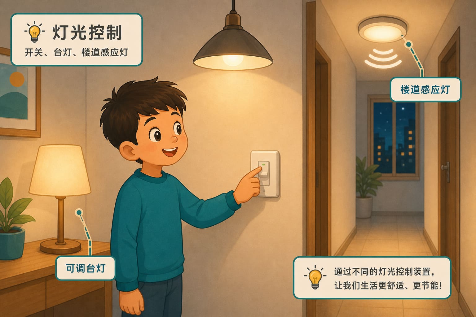 任务场景：外接彩灯加电位器-可调台灯