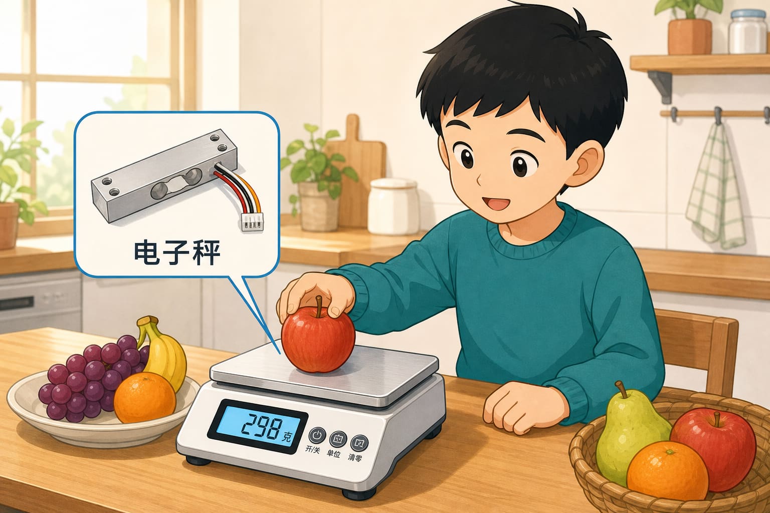 任务场景：外接称重传感器-称重传感器使用