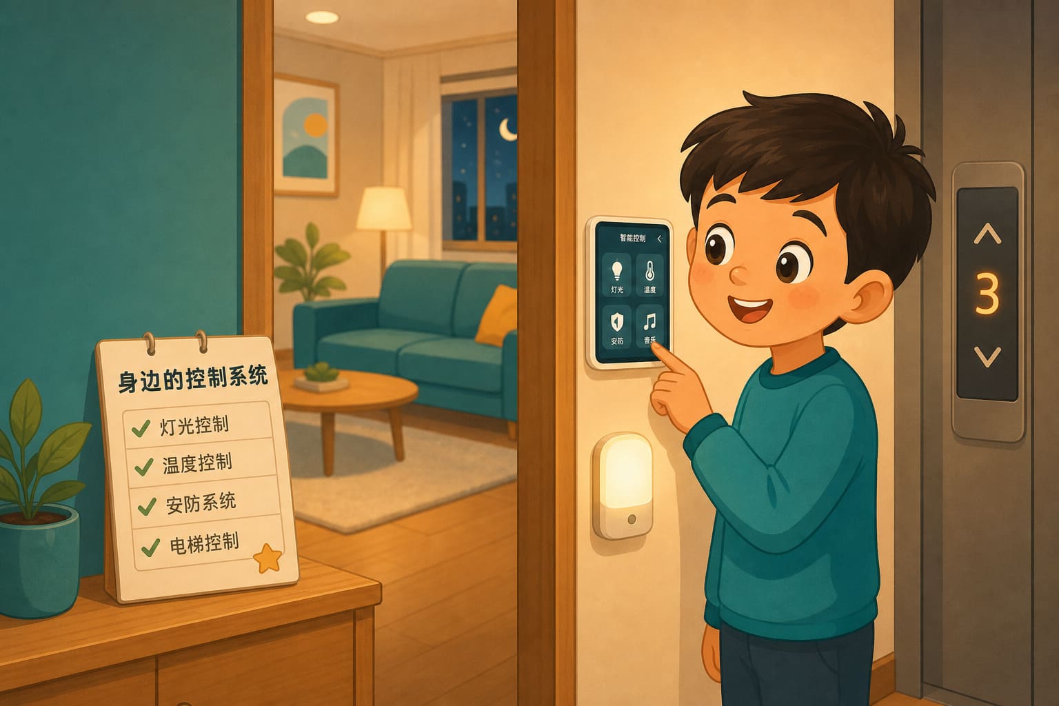 任务场景：身边的控制系统与记录卡