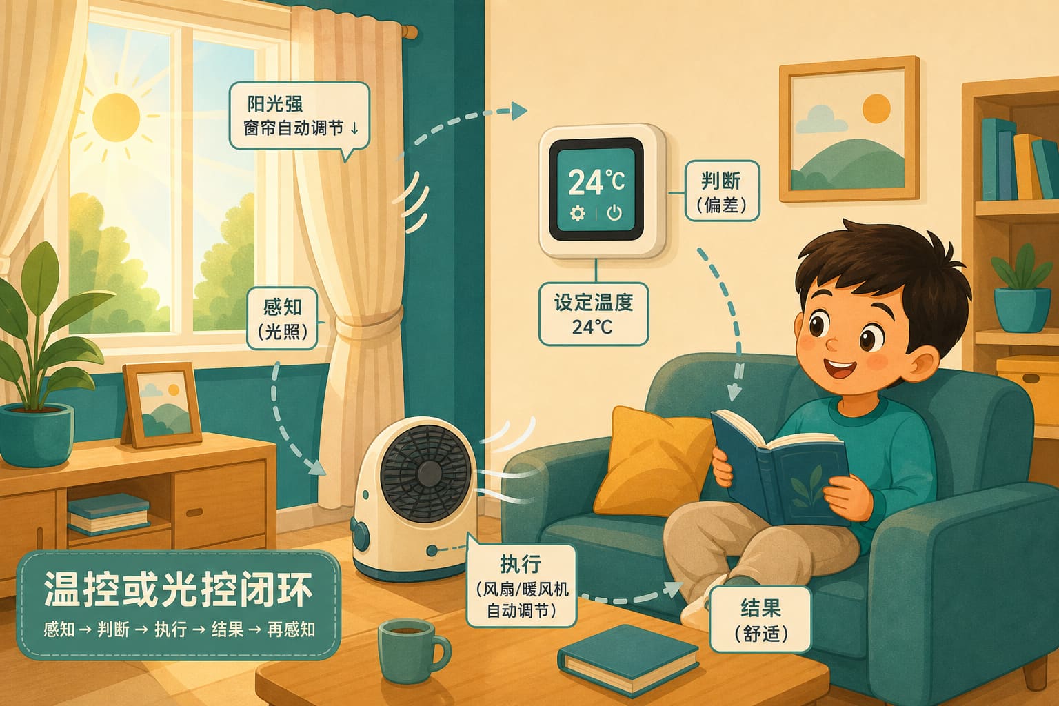 任务场景：温控或光控闭环器材
