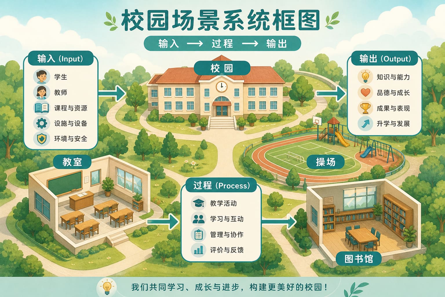 任务场景：校园场景系统框图