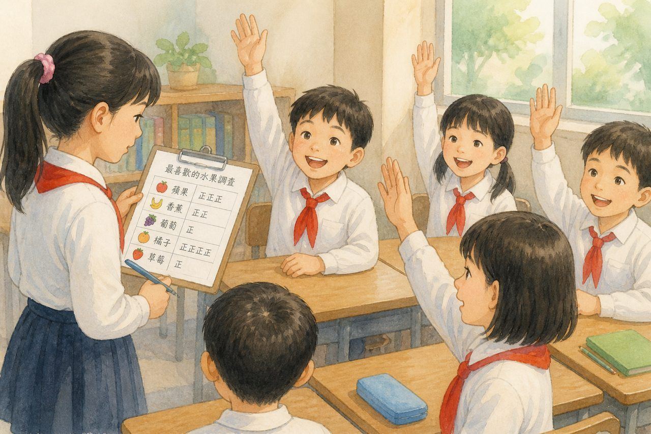 课堂调查：举手投票采集数据