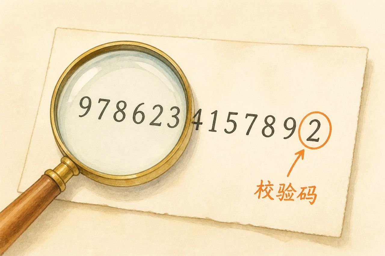 ISBN 最后一位是校验码