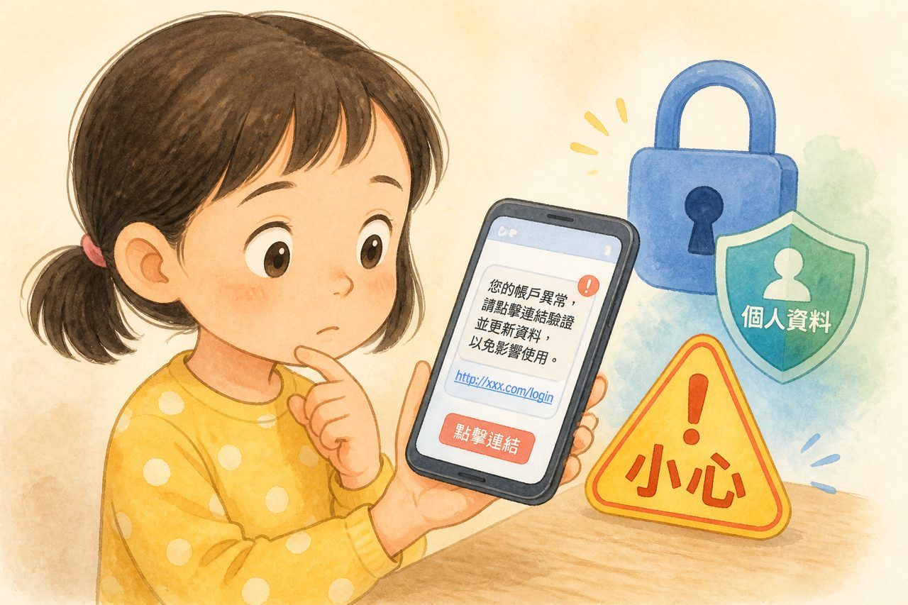 警惕可疑信息，保护个人数据