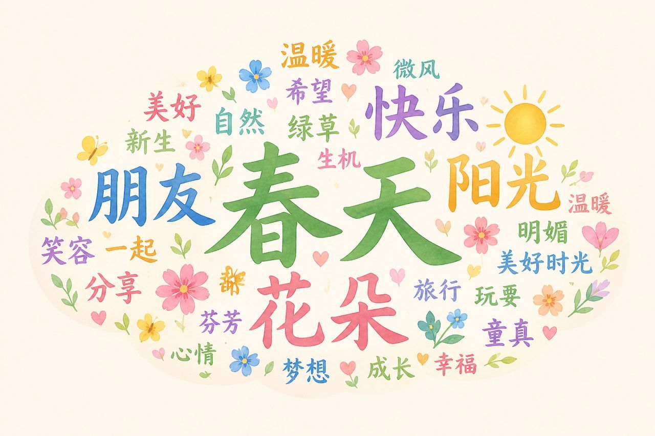 词云展示关键词