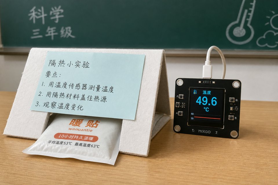 隔热：加罩。