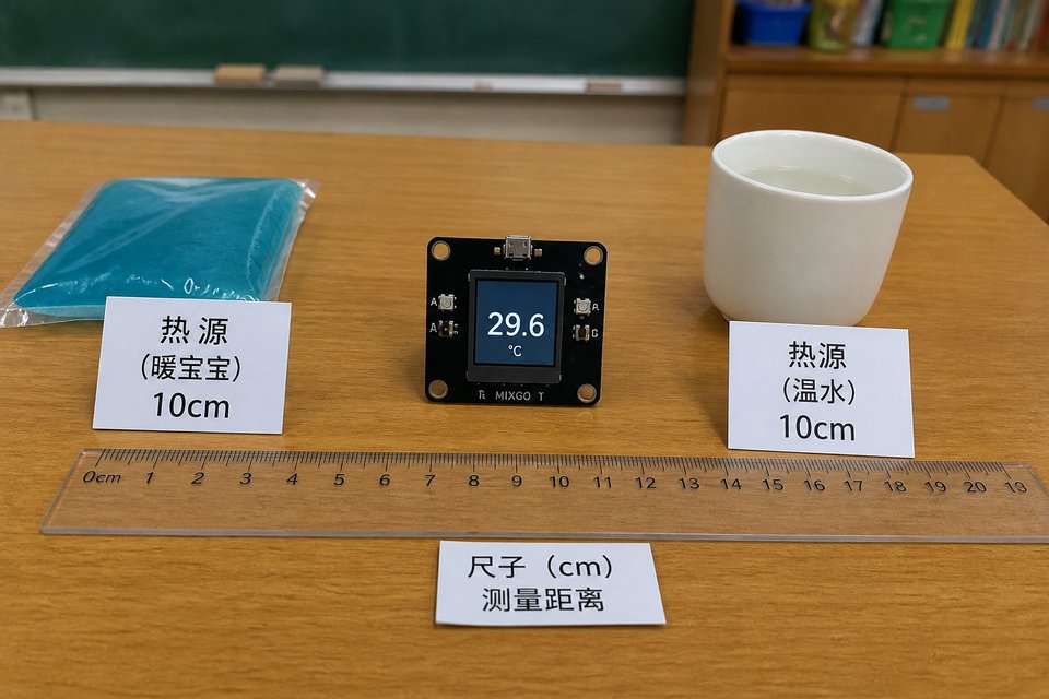隔热应用：暖杯：无包裹 vs 纸巾包裹，比降温曲线。