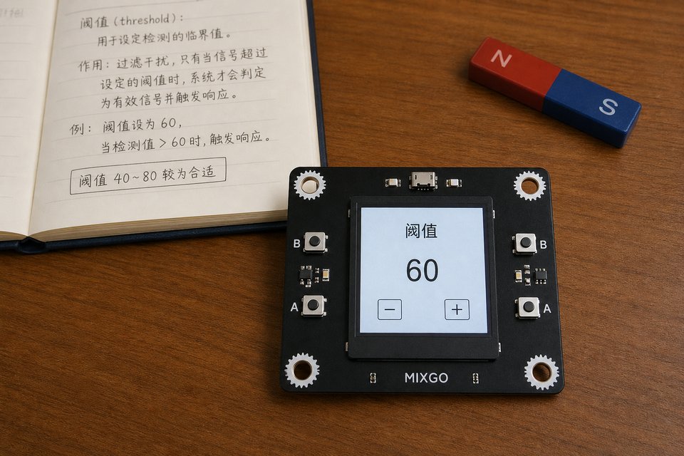 判断作用：设阈值。